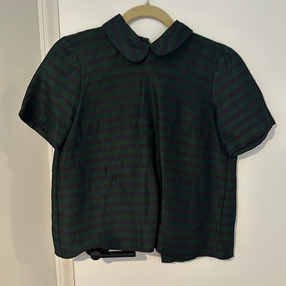 Madewell Tops - Madewell stripe back snap blouse